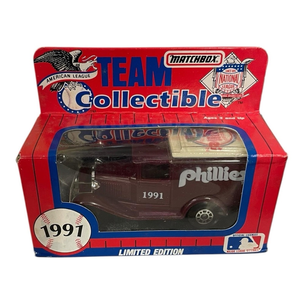 Matchbox Philadelphia Phillies 1991 Team Collectible Ford Model A Van‎